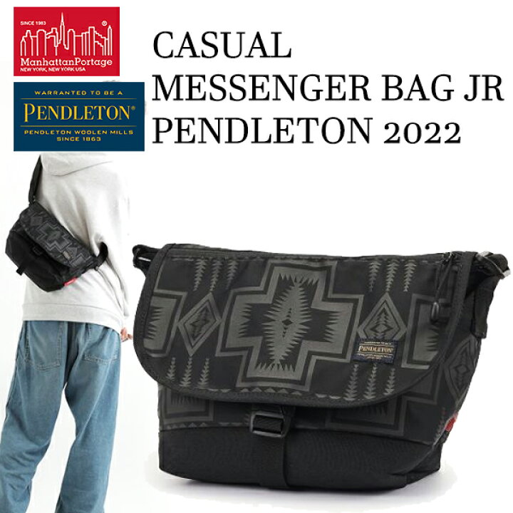 楽天市場】Manhattan Portage NYLON MESSENGER BAG JR PENDLETON BLACK 