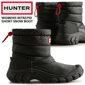 HUNTER WOMENS INTREPID SHORT SNOW BOOT BLACK wfs2108wwu-blk n^[ EBY Cesbh V[g Xm[u[c fB[X u[c h JC C ubN
