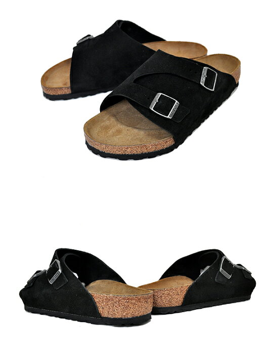 楽天市場】BIRKENSTOCK ZURICH BS (REGULAR FIT) BLACK 1025045  