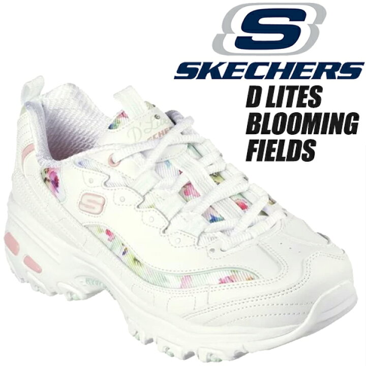 楽天市場】SKECHERS D LITES BLOOMING FIELDS WHITE/MULTI 149794-wmlt 