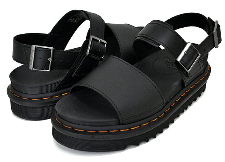 楽天市場】Dr.Martens VOSS STRAP SANDAL SHYDRO LEATHER BLACK 