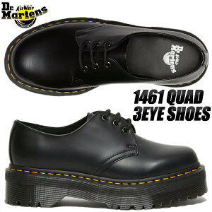 Dr.Martens 1461 QUAD 3EYE SHOES BLACK 25567001 hN^[}[` 1461 NAbh 3 AC V[Y ubN  3z[ V[Y POLISHED SMOOTH