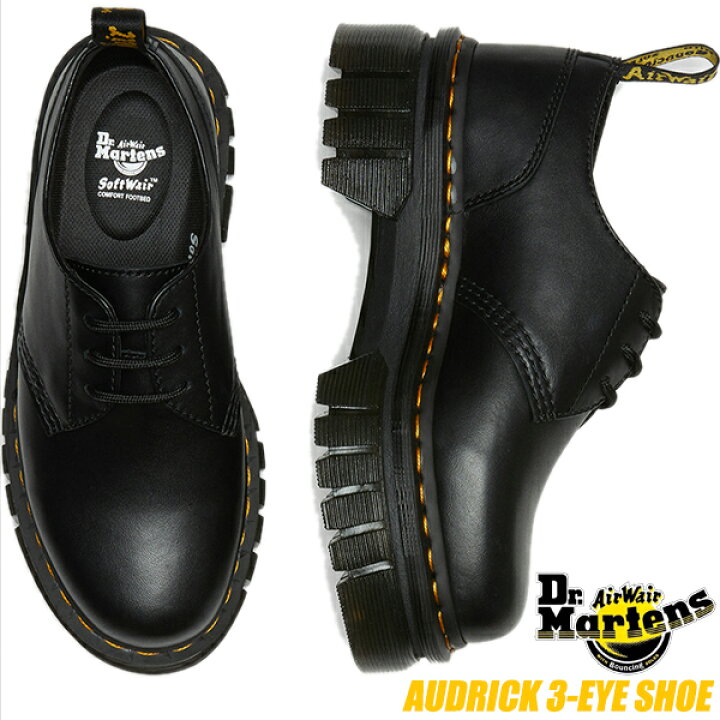 楽天市場】Dr.Martens AUDRICK 3-EYE SHOE BLACK 27147001 ドクター 
