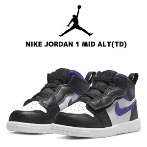 NIKE JORDAN 1 MID ALT(TD) black/dark iris-white ar6352-095 iCL W[_ 1 ~bh gh[ LbY Xj[J[ AJ1 qC WjA xr[ xN