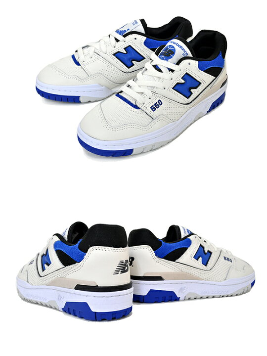楽天市場】NEW BALANCE BB550VTA Sea Salt/Team Royal width D  