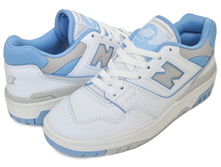楽天市場】NEW BALANCE BBW550JC White/University Blue width B 