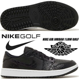 NIKE AIR JORDAN 1 LOW GOLF black/blk-iron grey-white dd9315-003 ナイキ エアジョーダン 1 ロー ゴルフ ブラック クロコ Black Crocodile Skin AJ1 LO ローカット スパイクレス