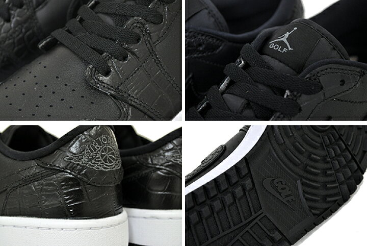 楽天市場】NIKE AIR JORDAN 1 LOW GOLF black/blk-iron grey-white 