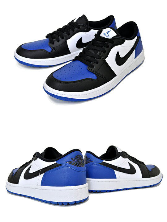 楽天市場】NIKE AIR JORDAN 1 LOW GOLF white/black-sport royal 