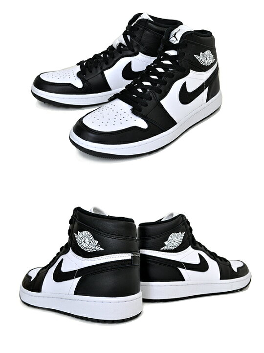 楽天市場】NIKE AIR JORDAN 1 HIGH GOLF white/black dq0660-101 