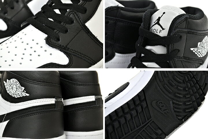 楽天市場】NIKE AIR JORDAN 1 HIGH GOLF white/black dq0660-101 