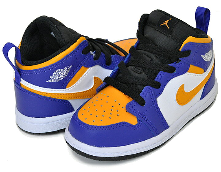 楽天市場】NIKE JORDAN 1 MID (TD) dark concord/taxi-white-black 