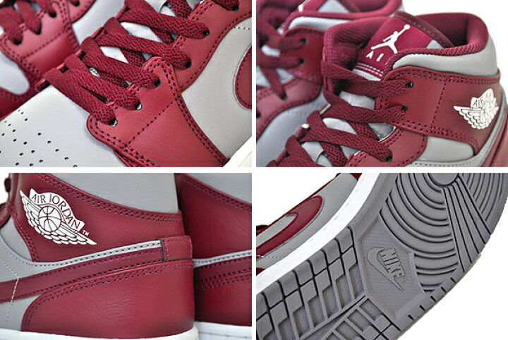 楽天市場】NIKE AIR JORDAN 1 MID cherrywood red/white dq8426-615 