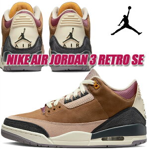 NIKE AIR JORDAN 3 RETRO SE archaeo brown/dk smoke grey dr8869-200 ナイキ エアジョーダン 3 レトロ SE スニーカー AJIII アーケオ ブラウン ダーク スモーク