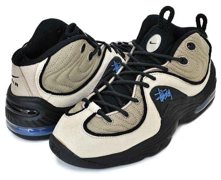 楽天市場】NIKE AIR PENNY II SP STUSSY rattan/black-limestone  