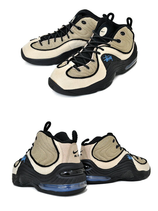 楽天市場】NIKE AIR PENNY II SP STUSSY rattan/black-limestone 