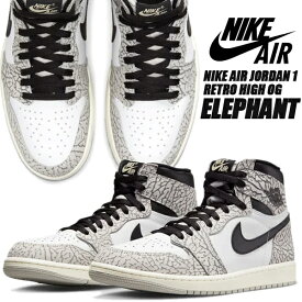 NIKE AIR JORDAN 1 RETRO HIGH OG tech grey/muslin-black-white dz5485-052 White Cement ナイキ エアジョーダン 1 レトロ ハイ オージー エレファント セメント スニーカー AJ1