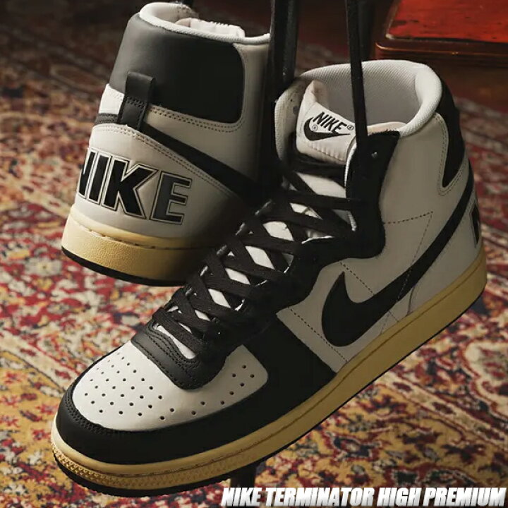 楽天市場】NIKE TERMINATOR HIGH PREMIUM phantom/black-pale vanila  