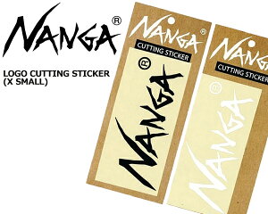 [ �|�C���gUP&�ő�2000�~OFF�N�[�|�� ] NANGA LOGO CUTTING STICKER X SMALL na2254-3g515 �i���K �J�b�e�B���O�X�e�b�J�[ XS�T�C�Y �ϐ� �ό� �V�[�� ���R�X�e�b�J�[ �z���C�g �u���b�N XS
