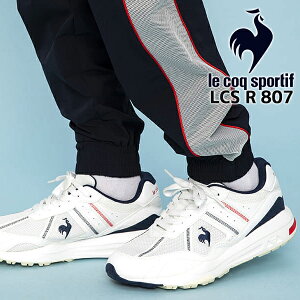 [ �|�C���gUP & �ő�2000�~OFF�N�[�|�� ] le coq sportif LCS R807 WHITE/TRICOLOR ql1vjc06wt ���R�b�N�X�|���e�B�t LCS R807 �z���C�g �g���R���[�� �X�j�[�J�[ �����Y