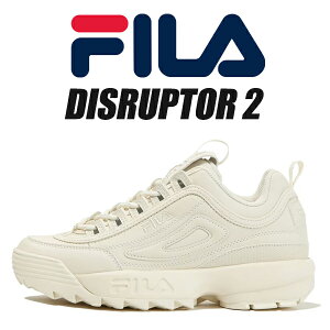 FILA DISRUPTOR 2 BEIGE/BEIGE uss23029-100 tB fBXv^[ 2 x[W Xj[J[ jZbNXTCY