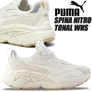 PUMA SPINA NITRO TONAL WNS ALPINE SNOW-FORESTED IVORY 393782-01 v[} Xsi jg g[i EBY fB[X Xj[J[  NITRO FOAM AC{[