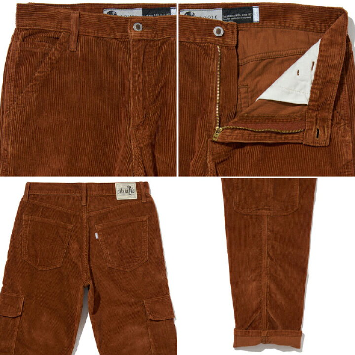 楽天市場】LEVIS SILVERTAB LOOSE CARGOS BROWN CORDUROY a56660002  