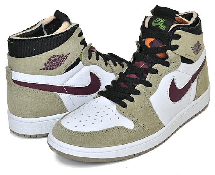 楽天市場】NIKE AIR JORDAN 1 ZOOM AIR CMFT neutral olive/altitude 