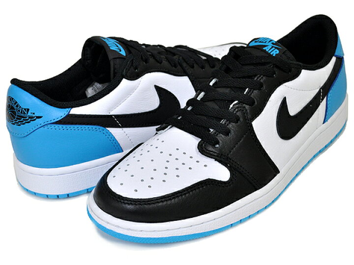 楽天市場】NIKE AIR JORDAN 1 RETRO LOW OG white/dk powder blue 