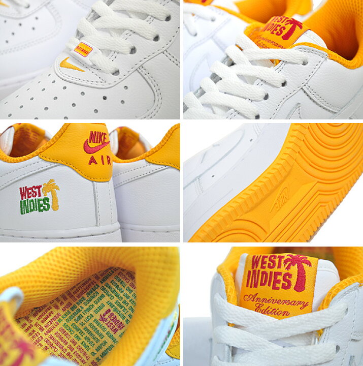 楽天市場】NIKE AIR FORCE 1 LOW RETRO QS WEST INDIES white/wht 