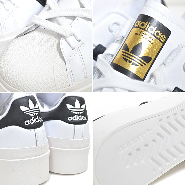 楽天市場】adidas SUPERSTAR BONEGA W WHITE/BLACK-GOLDMETALLIC