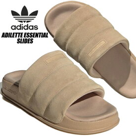 adidas ADILETTE ESSENTIAL W MAGBEI/MAGBEI/MAGBEI ie9650 アディダス アディレッタ エッセンシャル ウィメンズ マジックベージュ レディース サンダル リラックス スライド SLIDE