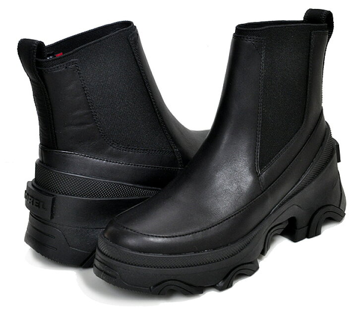 楽天市場】SOREL BREX BOOT CHELSEA WP BLACK/NOIR nl4302-010 ソレル 
