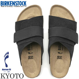 BIRKENSTOCK KYOTO(NARROW FIT) BLACK 1022566 ビルケンシュトック キョウト ナロー ベルト 京都 サンダル ブラック