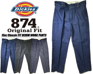 Dickies DENIM WORK PANT 18452800m 13oz Classic FIT �f�B�b�L�[�Y �I���W�i�� 874 13�I���X �f�j�����[�N �p���c �N���b�V�b�N �t�B�b�g
