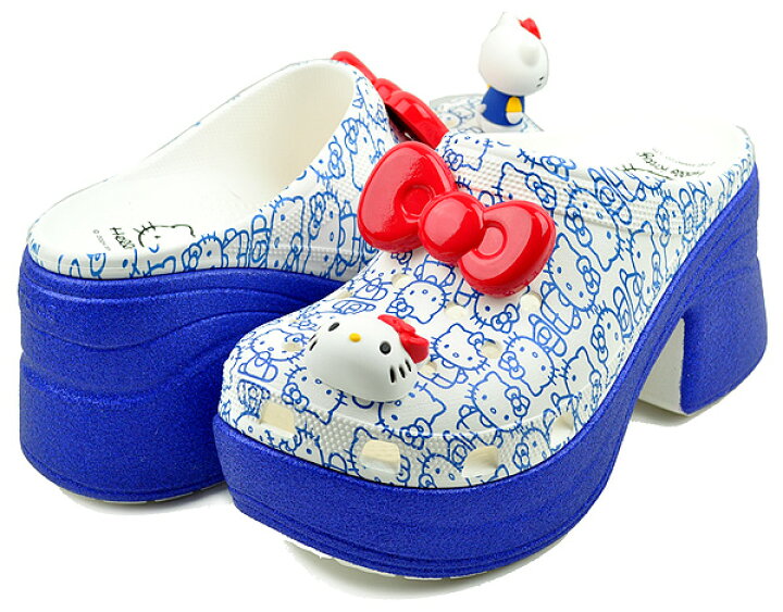 楽天市場】crocs HELLO KITTY SIREN CLOG WHITE 209451-100 クロックス 