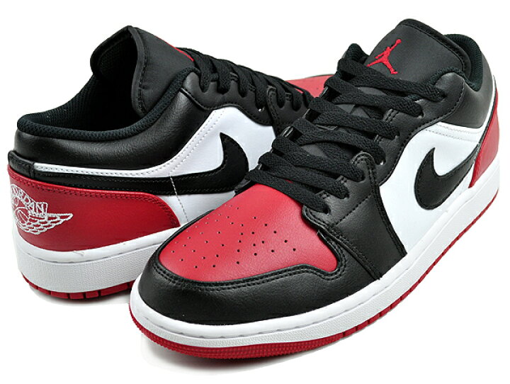 楽天市場】NIKE AIR JORDAN 1 LOW white/black-varsity red-white  