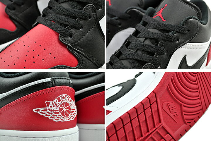 楽天市場】NIKE AIR JORDAN 1 LOW white/black-varsity red-white