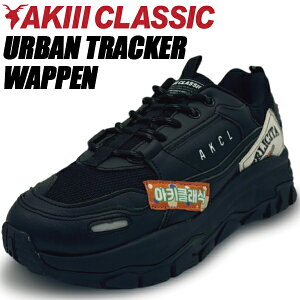 AKIII CLASSIC AKIII URBAN TRACKER WAPPEN BLACK akc-0091-blk �A�L�N���V�b�N �A�[�o���g���b�J�[ ���b�y�� �u���b�N ���� �X�j�[�J�[