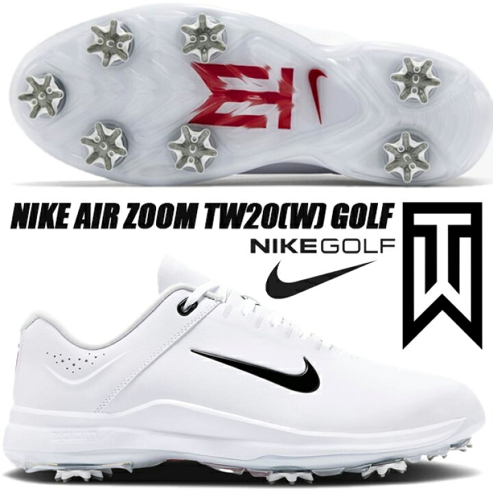 楽天市場】NIKE AIR ZOOM TW20(W) GOLF white/black-gym red ci4509 