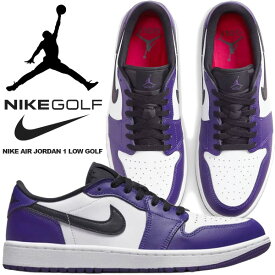 NIKE AIR JORDAN 1 LOW GOLF white/black-court purple dd9315-105 ナイキ エアジョーダン 1 ロー ゴルフ スニーカー ゴルフシューズ コートパープル