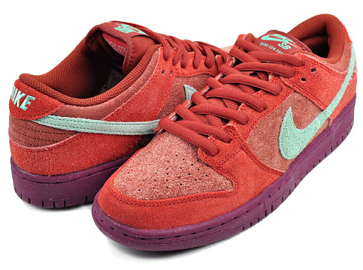 楽天市場】NIKE SB DUNK LOW PRO PREMIUM mystic red/emerald  display picture 3