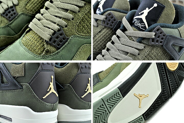 楽天市場】NIKE AIR JORDAN 4 RETRO SE CRAFT medium olive/pale 