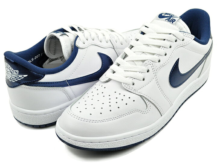 楽天市場】NIKE AIR JORDAN 1 LOW 85 white/navy-wht fb9933-141 