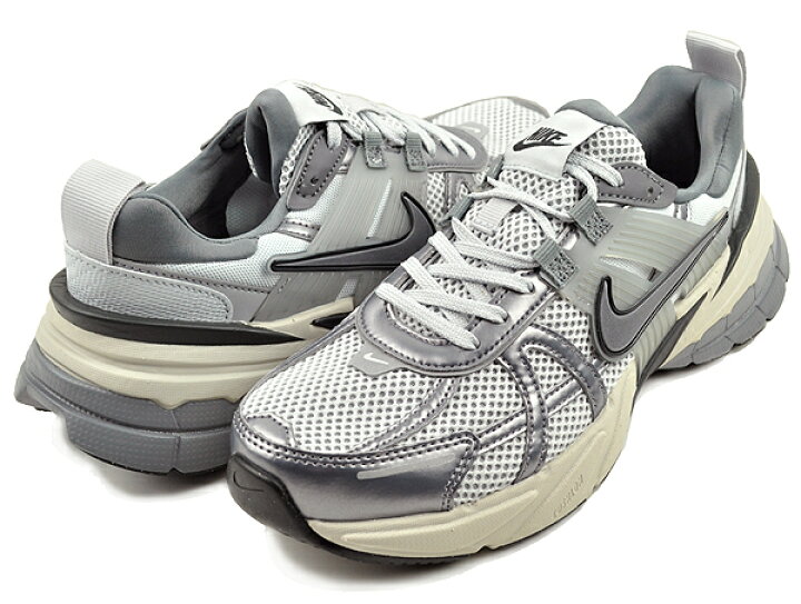 楽天市場】NIKE WMNS V2K RUN pure platinum/mtlc cool grey fd0736 