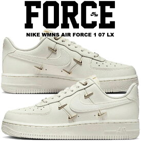 [ ポイント5倍&最大2000円OFFクーポン ] NIKE WMNS AIR FORCE 1 07 LX sail/sail-sail-metallic gold fv3654-111 ナイキ ウィメンズ エアフォース 1 07 ラックス レディース スニーカー AF1 セイル メタリックゴールド