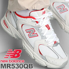 NEW BALANCE MR530QB width D ニューバランス 530 レディース メンズ スニーカー ホワイト グレー レッド