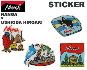 NANGA USHIODA HIROAKI STICKER na2454-3g502-z iK × EVI_qAL XebJ[ V[ AEghAA[g ނ  bW  XebJ[`[