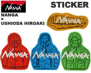 NANGA USHIODA HIROAKI STICKER na2454-3g503-z iK × EVI_qAL XebJ[ R{ v_Ng V[ XebJ[`[