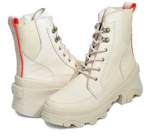 [ �|�C���gUP & �ő�2000�~OFF�N�[�|�� ] SOREL BREX BOOT LACE WP BLEACHED CRAMIC OPTIMZED ORANGE nl4306-165 �\���� �u���b�N�X �u�[�c ���[�X�A�b�v �E�H�[�^�[�v���[�t �h���\�� �S�A�f�U�C�� �h��
